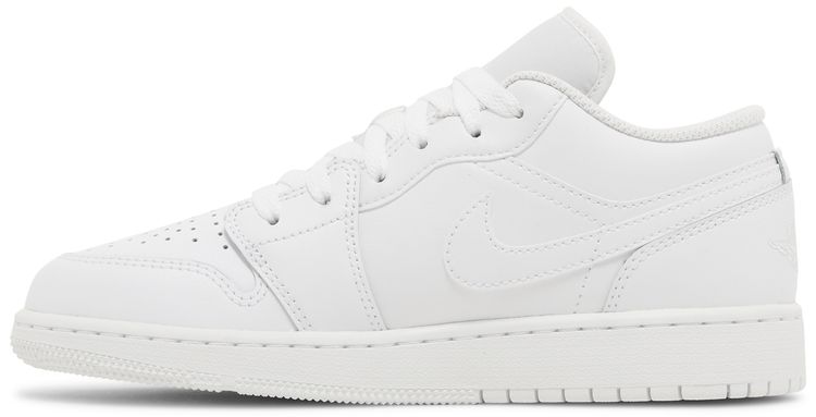 Air Jordan 1 Low GS Triple White 2023