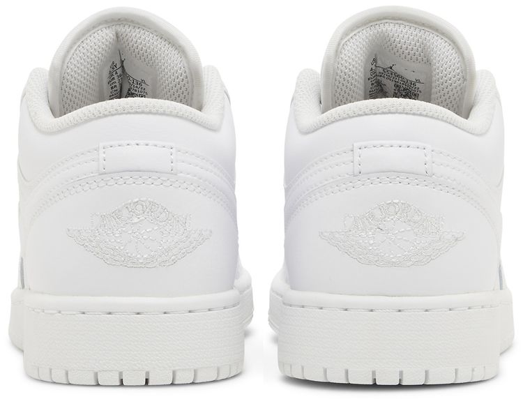 Air Jordan 1 Low GS Triple White 2023