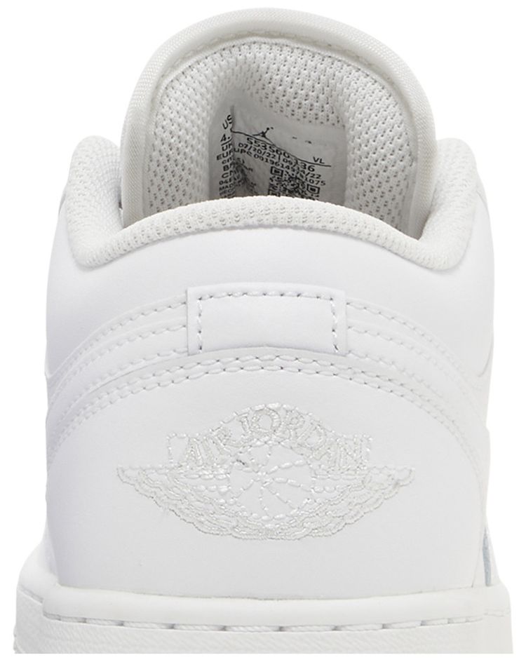 Air Jordan 1 Low GS Triple White 2023