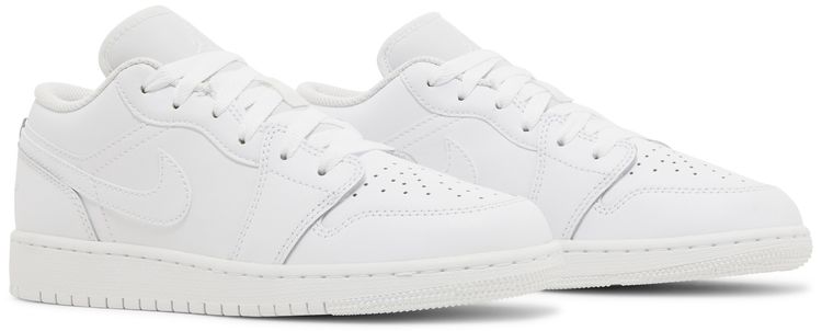 Air Jordan 1 Low GS Triple White 2023