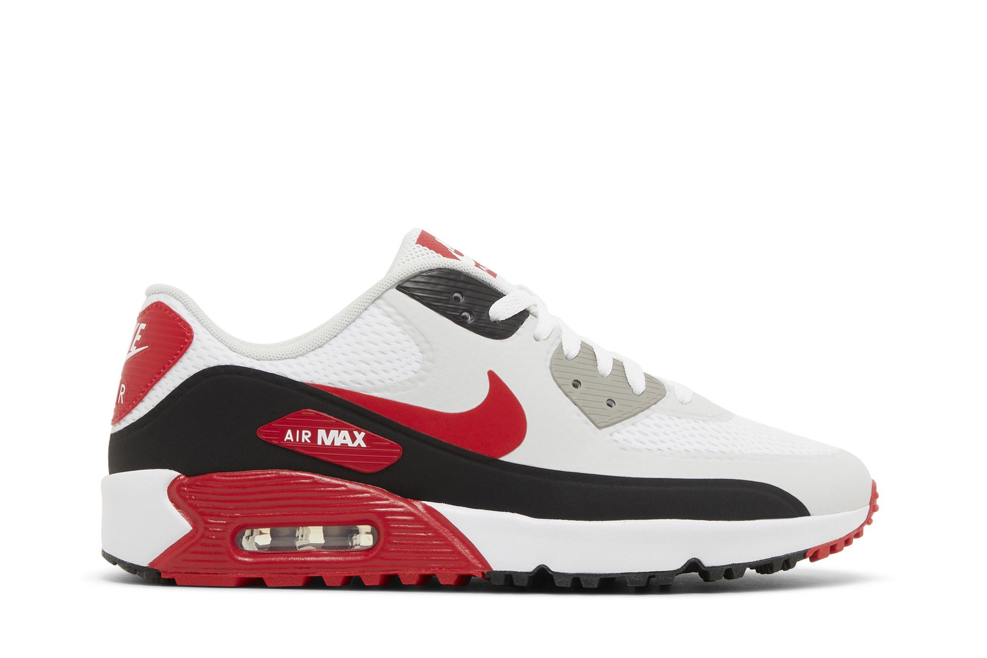 Air max 9 clearance university red white