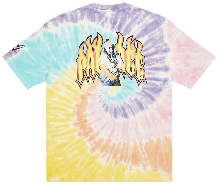Palace x WWE Dude T Shirt Tie Dye