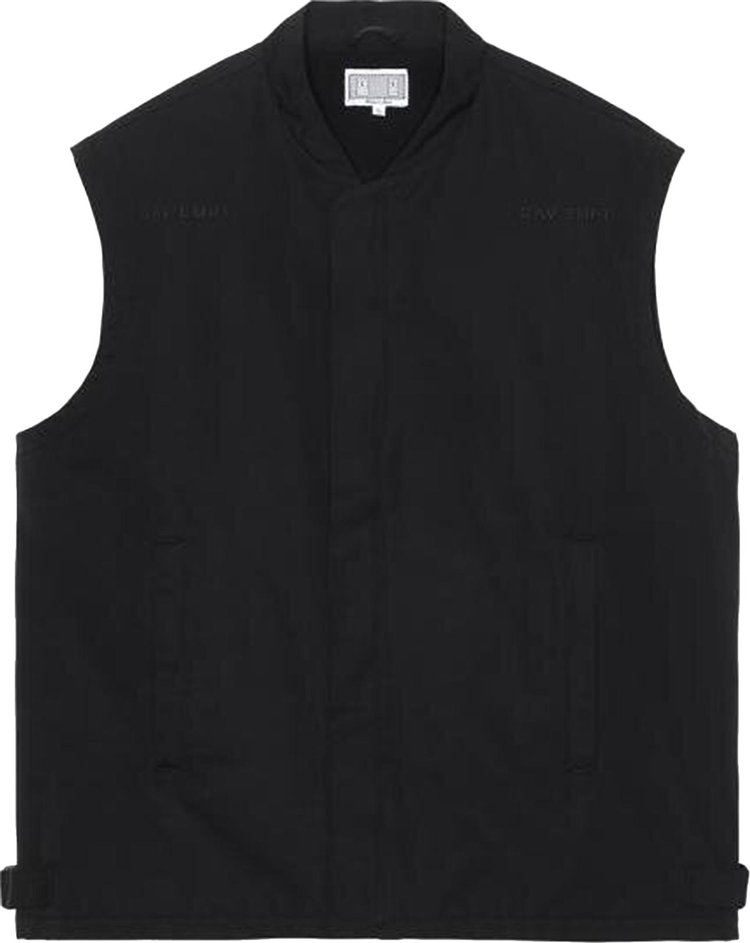 Buy Cav Empt Fleece Lining Vest 'Black' - CES23JK24 BLAC | GOAT