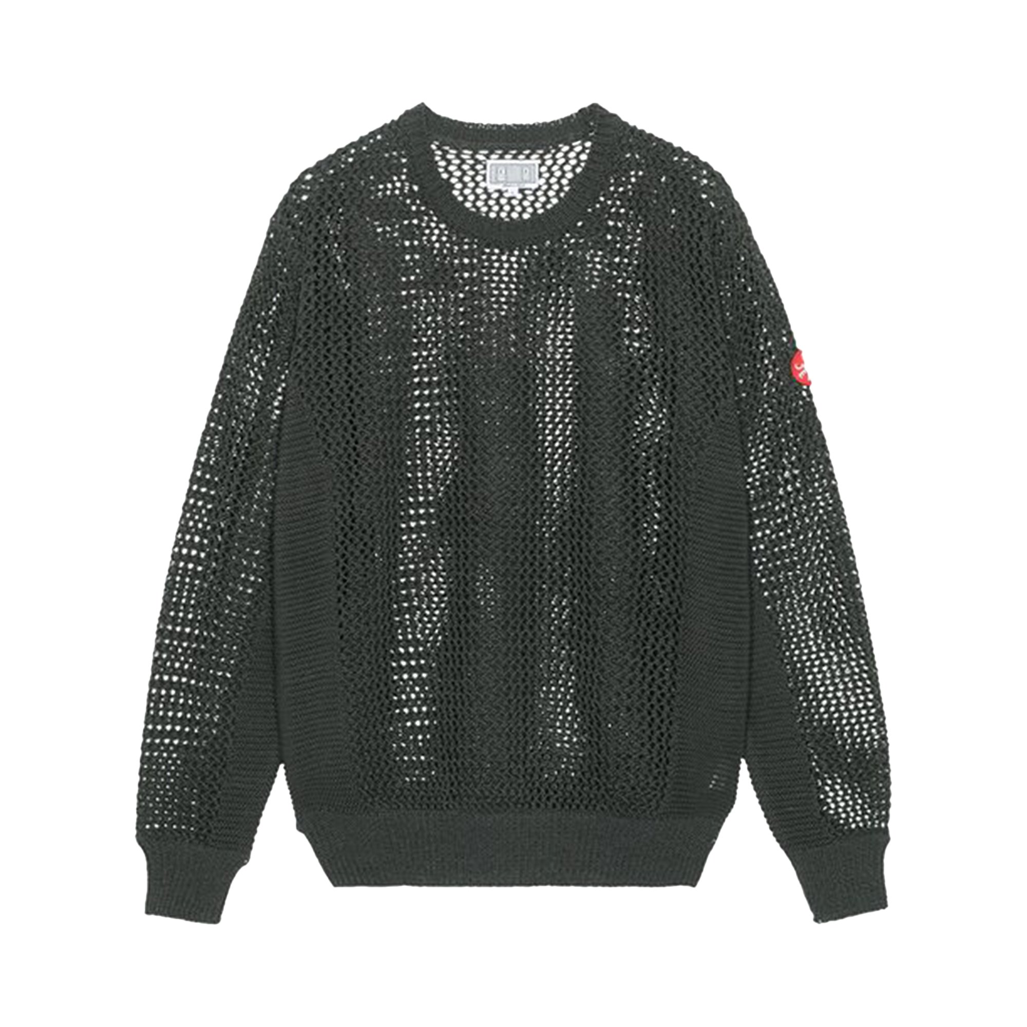 Buy Cav Empt Side Rib Loose Net Knit 'Charcoal' - CES23KN04 CHAR ...