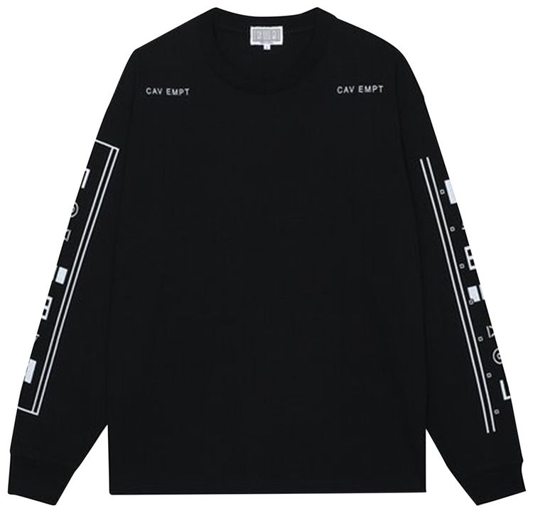 Cav Empt Mathematical Long Sleeve Tee Black