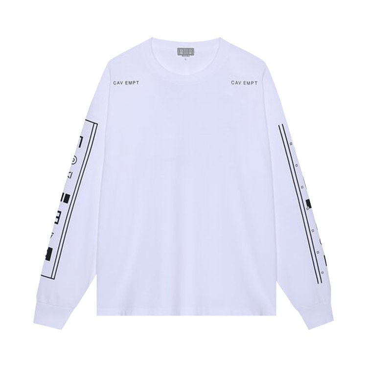 Cav Empt Mathematical Long Sleeve Tee White