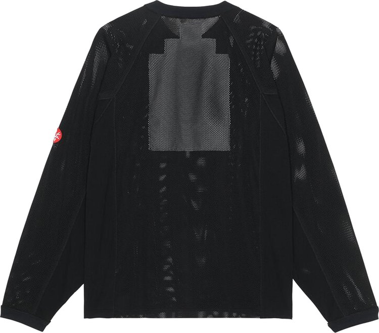 Cav Empt Mesh Raglan Long Sleeve Tee Black