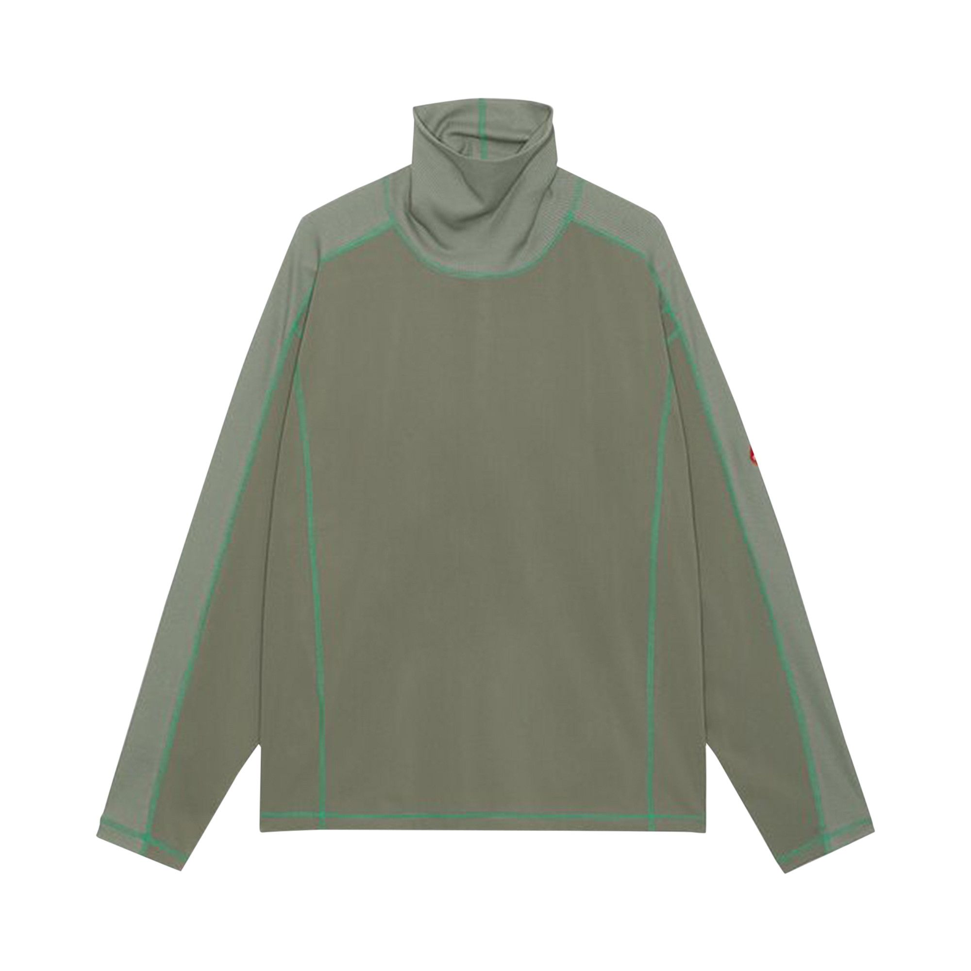 Buy Cav Empt Mesh Turtleneck Long-Sleeve Tee 'Green Buy Cav Empt Mesh Turtleneck Long-Sleeve Tee 'Green