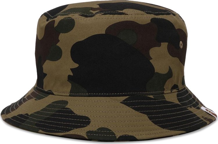 BAPE Woodland Camo Bucket Hat Pink