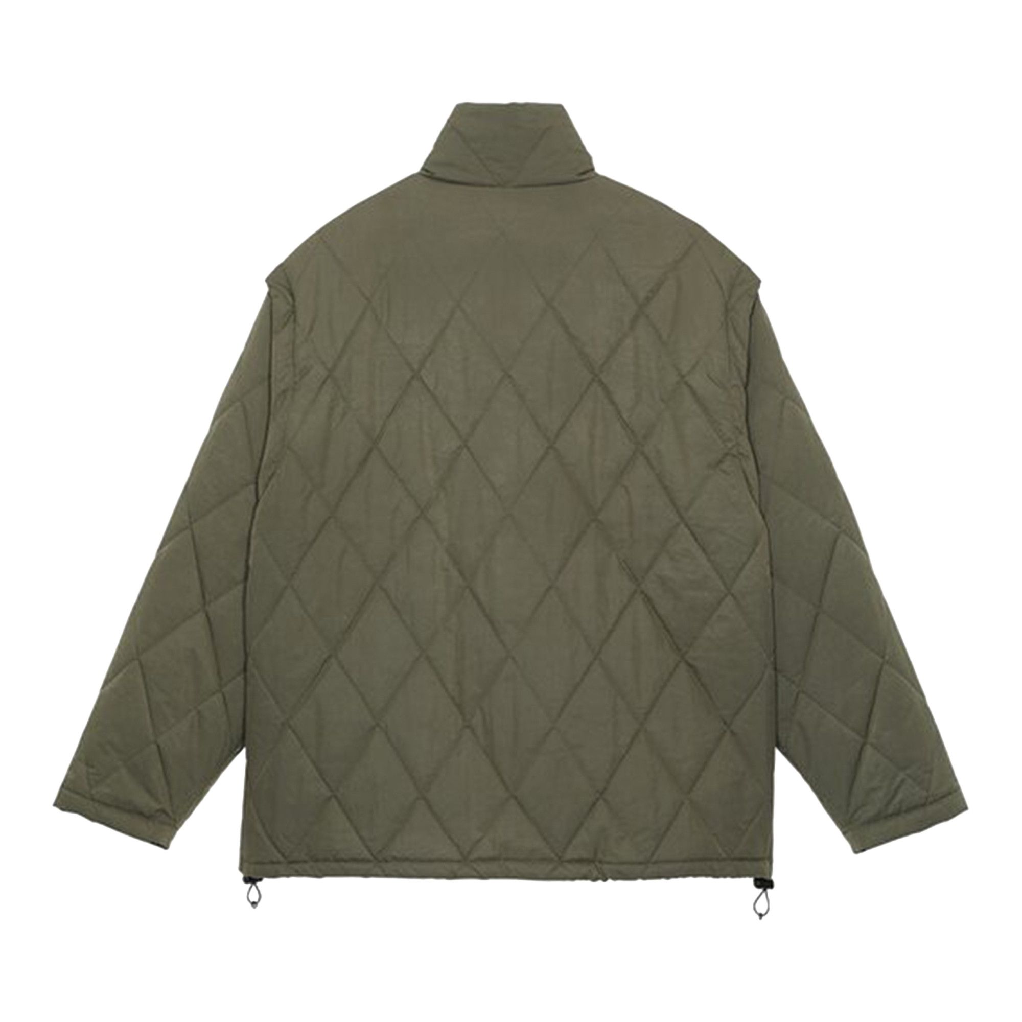 Buy Cav Empt Detach Sleeve Quilt Jacket 'Green' - CES23JK03 Buy Cav Empt Detach Sleeve Quilt Jacket 'Green' - CES23JK03