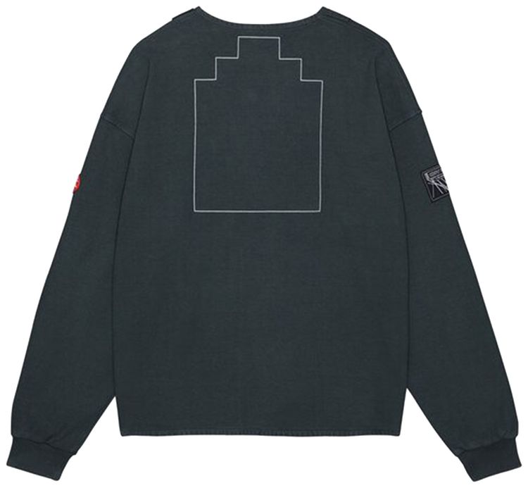 Cav Empt Overdye PQ Zip Cardigan Charcoal
