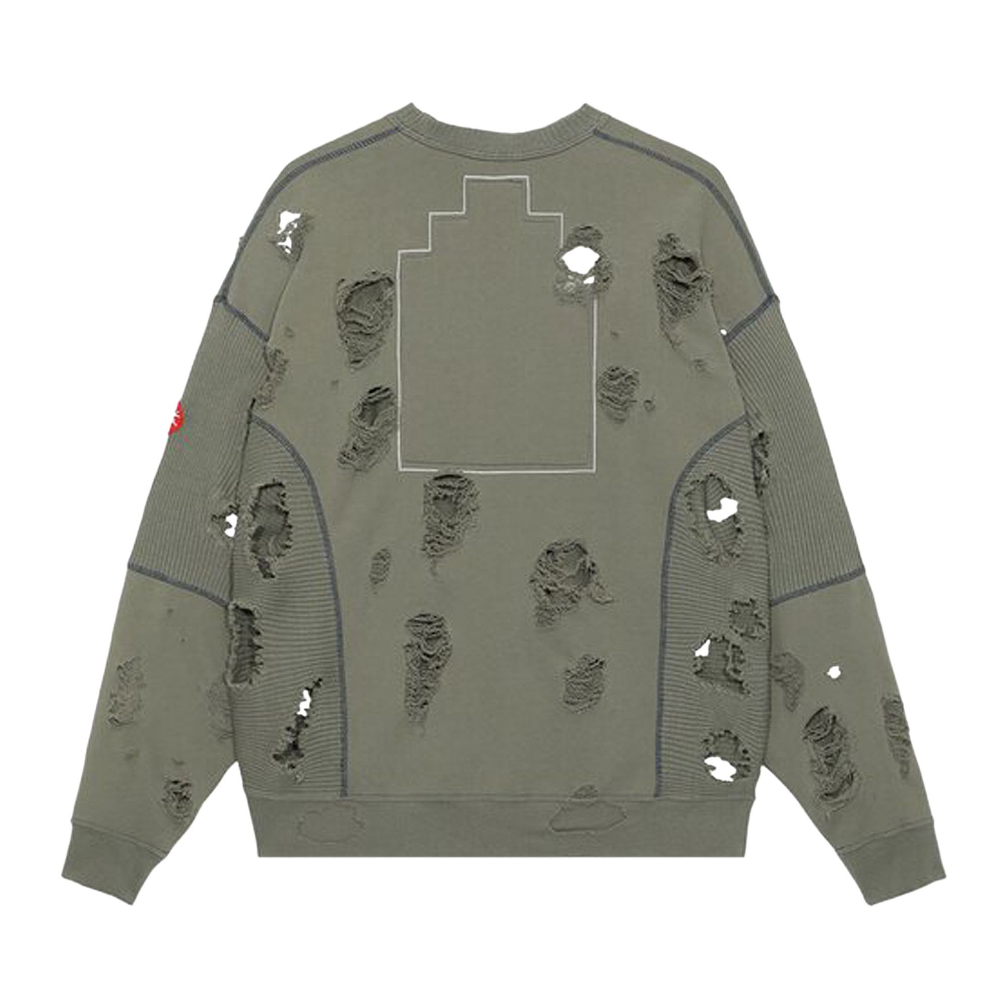 Buy Cav Empt Plague Wide Rib Cut Crewneck 'Green