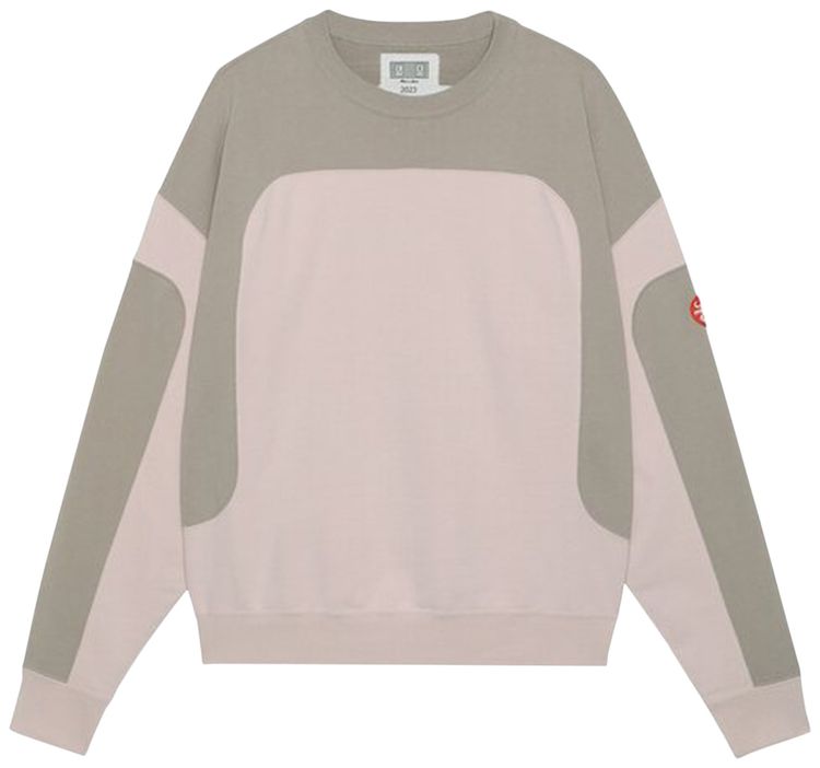 Cav Empt Curved Switch Crewneck Pink