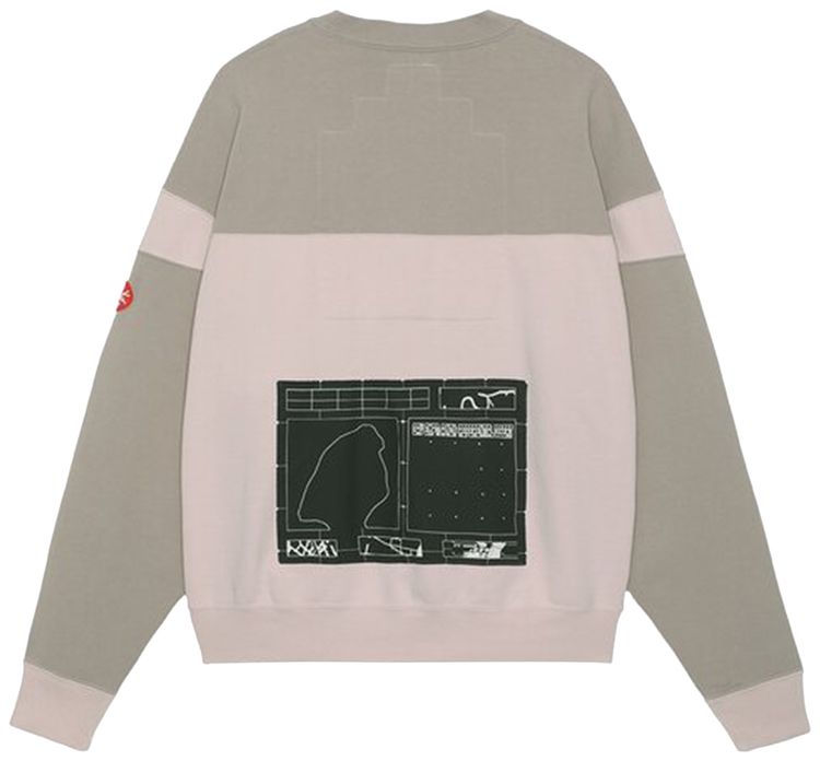 Cav Empt Curved Switch Crewneck Pink