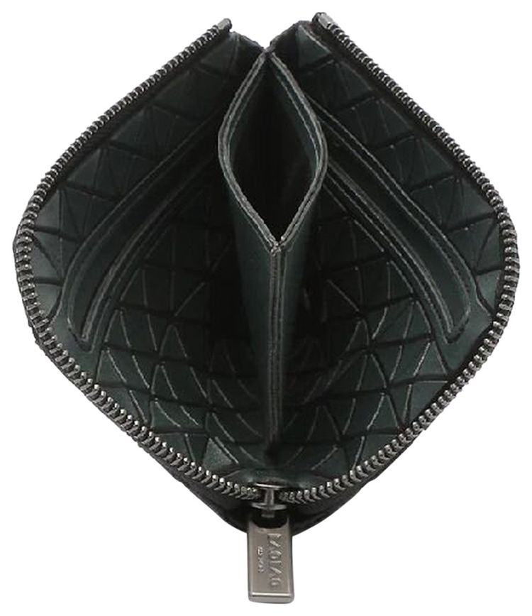 Bao Bao Issey Miyake Clam Wallet Matte Black