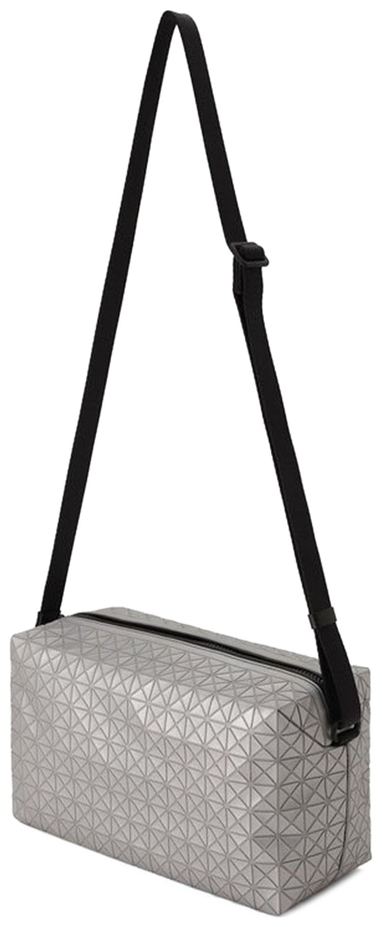 Bao Bao Issey Miyake Saddle Bag Reflector Shoulder Bag Silver