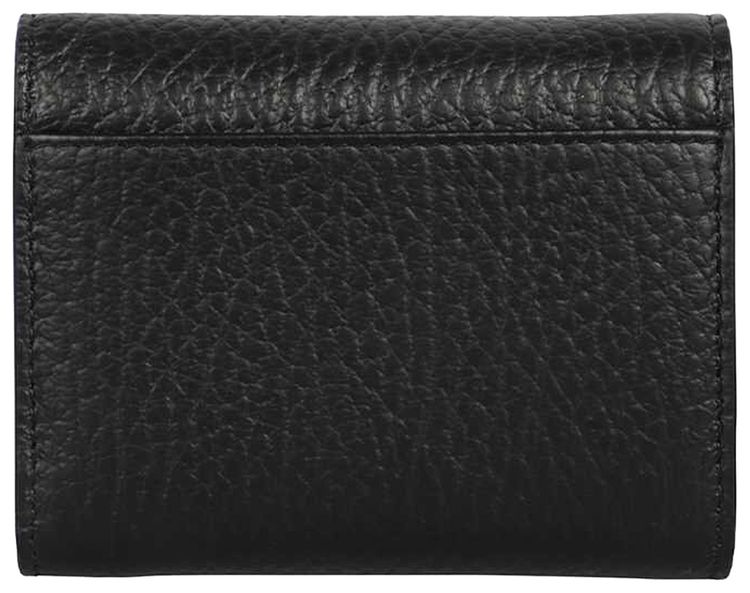 Maison Margiela Four Stitches Tri Fold Wallet Black