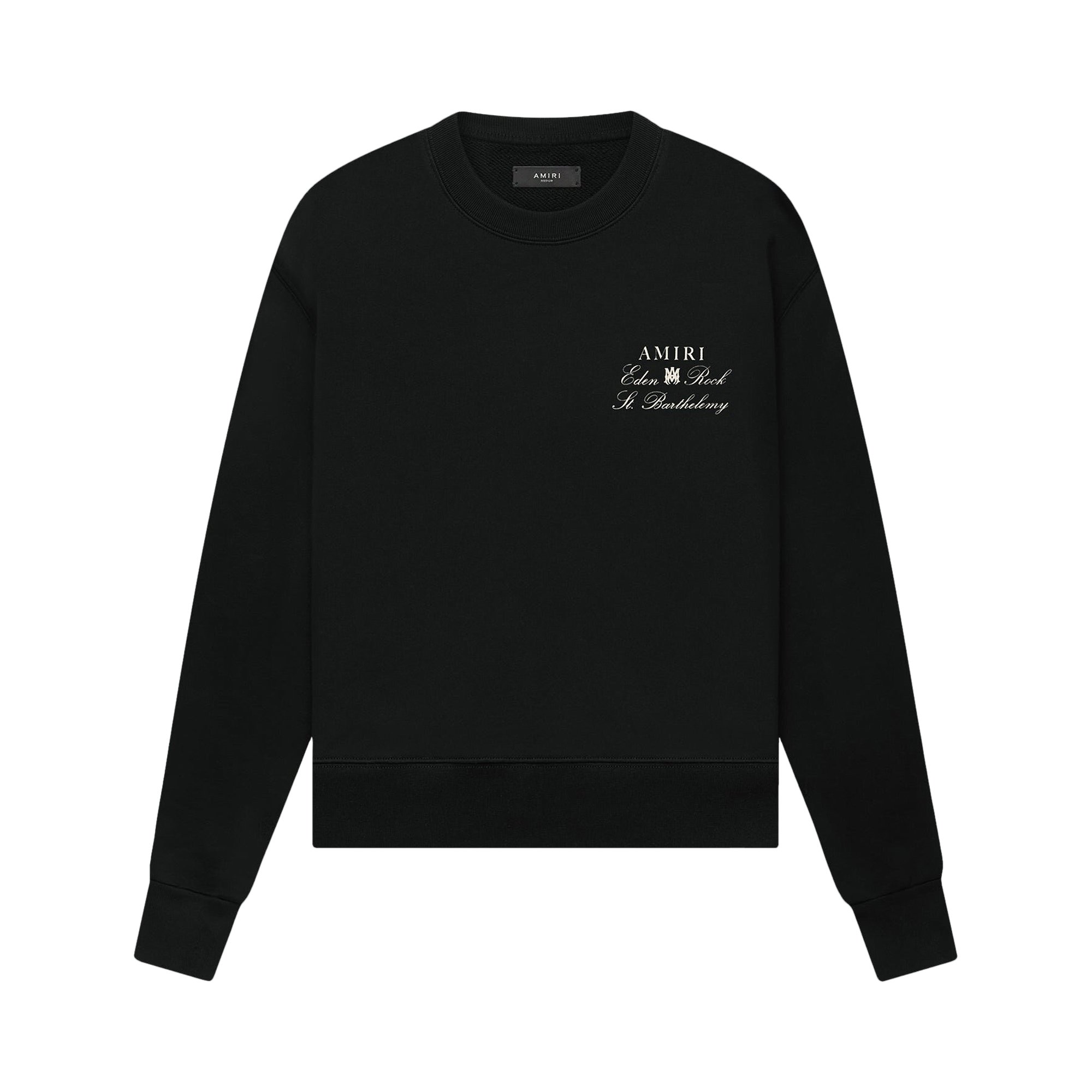 Amiri Eden Rock Crewneck Sweatshirt 'Black'