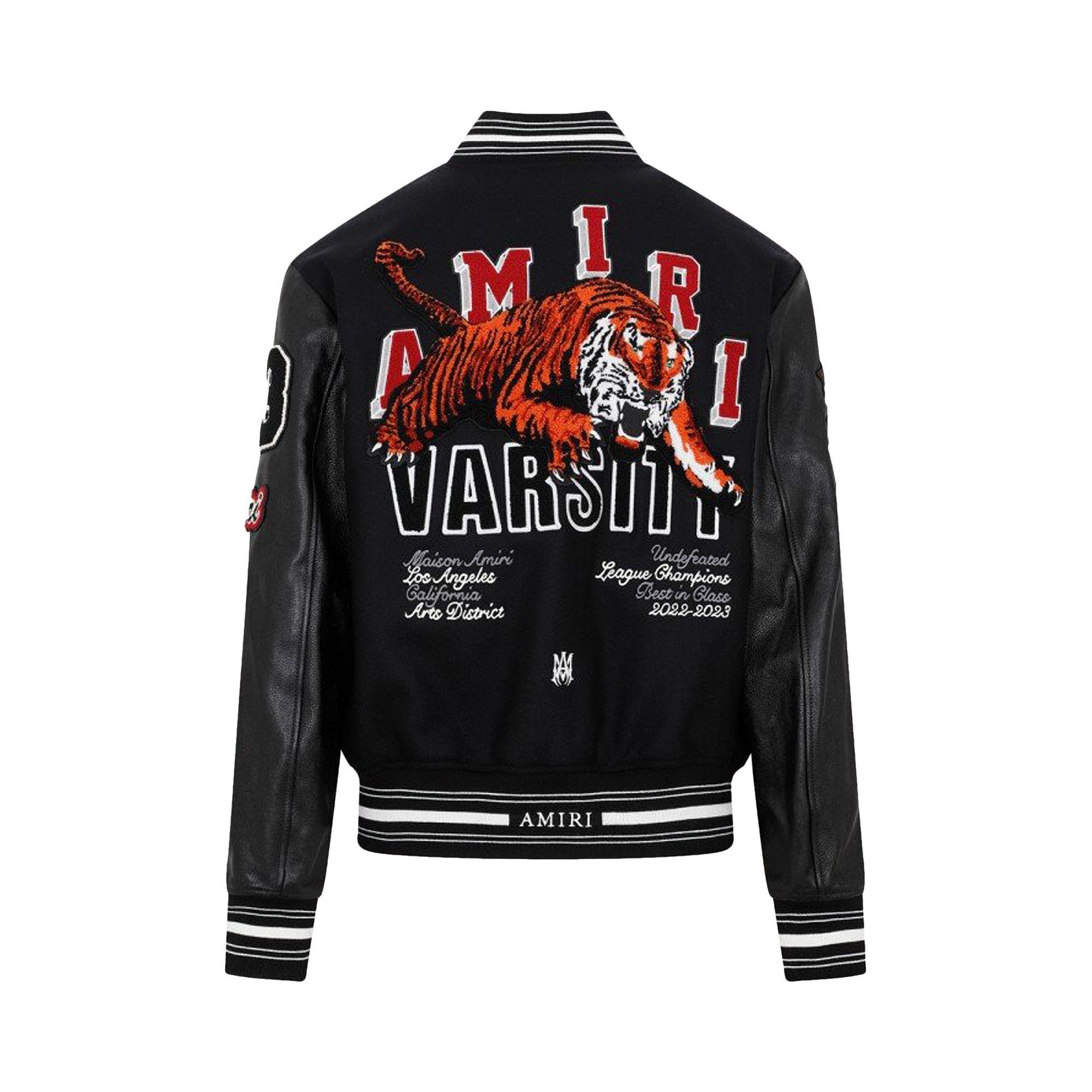 激安な Patch Vintage Amiri Buy Varsity 'Black Jacket Bomber ジャケット・アウター
