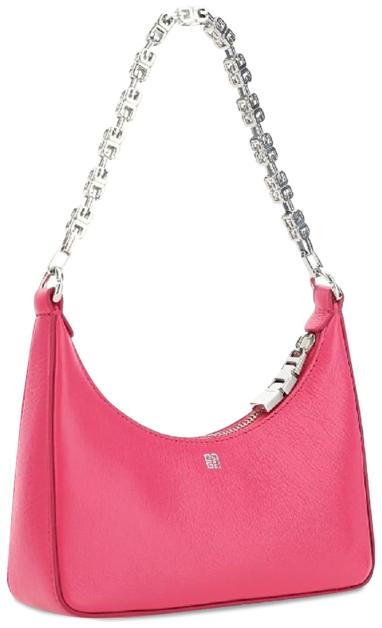 Givenchy Moon Cut Out Mini Hobo Bag Neon Pink