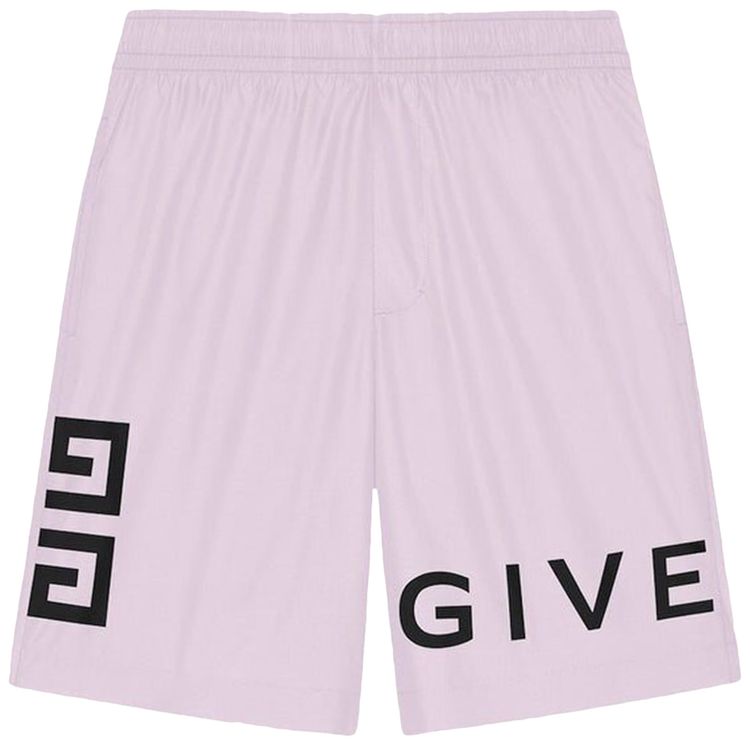 Givenchy 4G long Swim Shorts Lilac