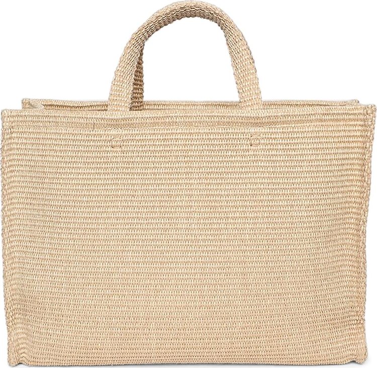 Givenchy Large G Tote Raffia Shopping Bag Natural Beige