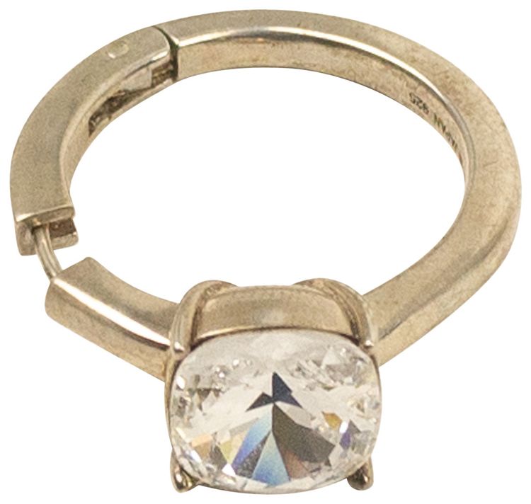 Ambush Solitaire Earring Silver