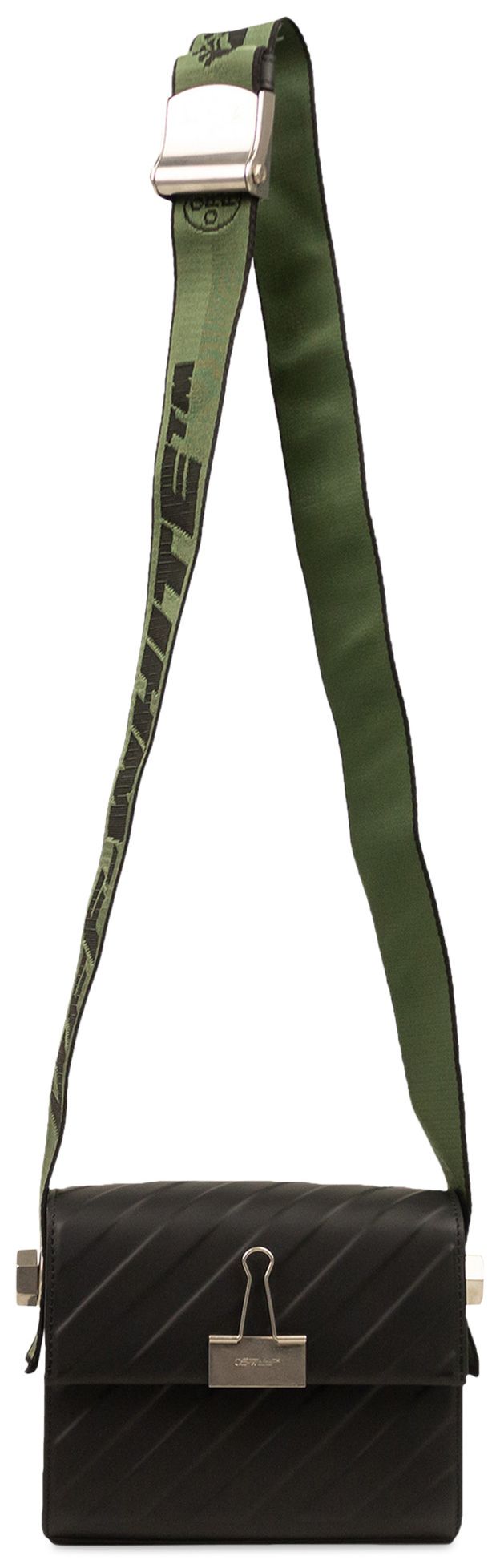 Buy OffWhite Binder Shoulder Bag 'Black' OWNQ002F21LEA0021010 GOAT