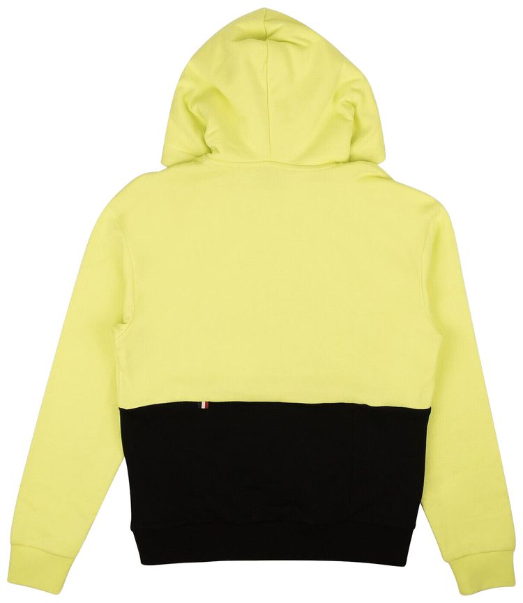 Moncler Maglia Logo Hooded Sweatshirt YellowBlack