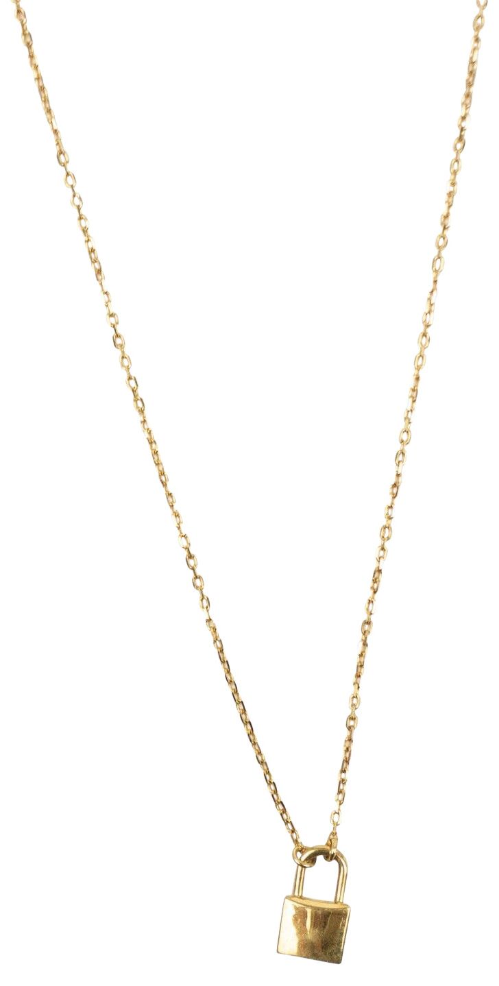 Ambush A Petit Series Padlock Chain Necklace Gold