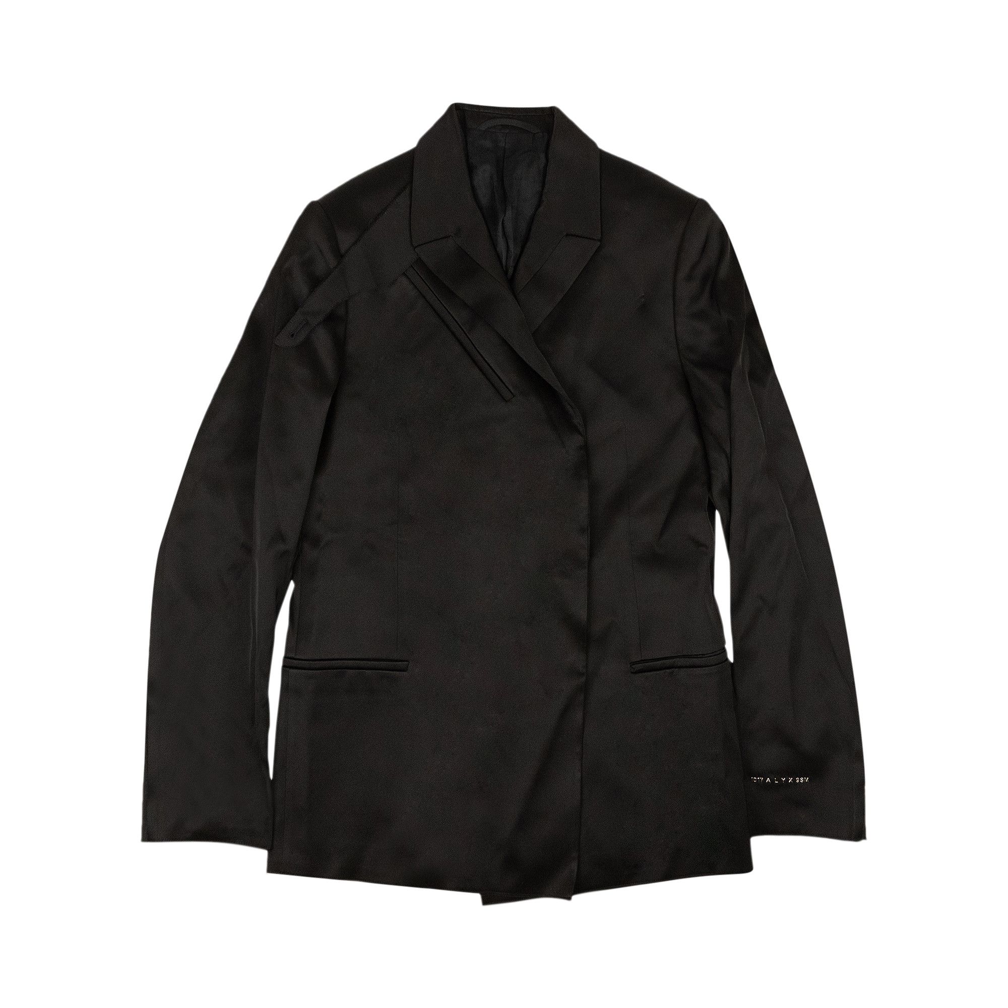 Buy 1017 ALYX 9SM Double Breasted Metal Logo Blazer Jacket 'Black