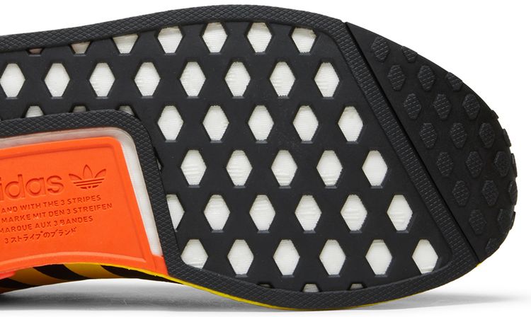 Adidas NMD R1 Black Orange Yellow Gradient