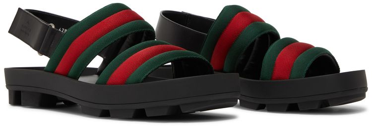 Gucci Web Sandal Black