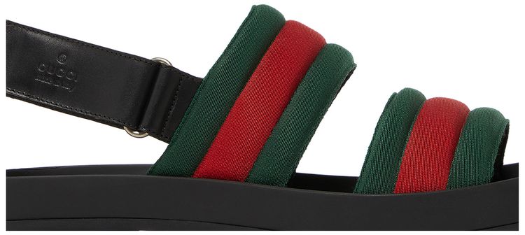 Gucci Web Sandal Black