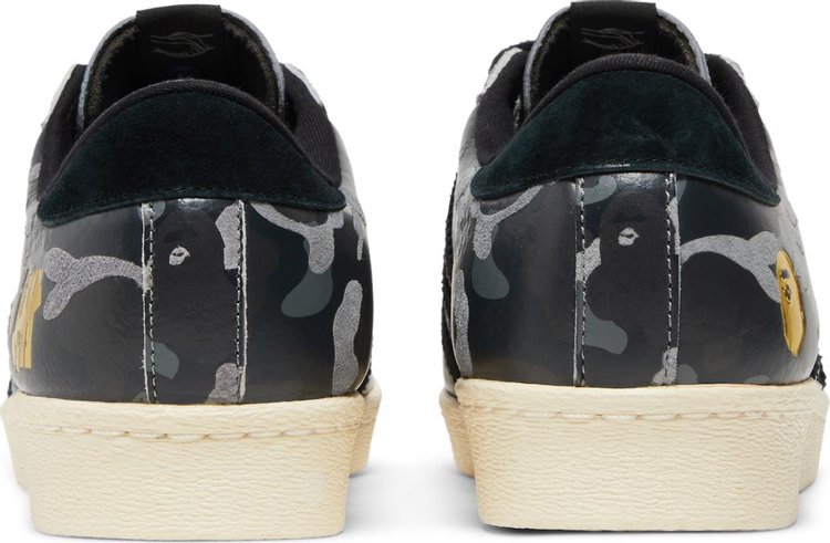 A Bathing Ape x Undeafeated x Superstar 80s Black Camo