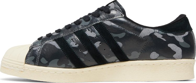 A Bathing Ape x Undeafeated x Superstar 80s Black Camo