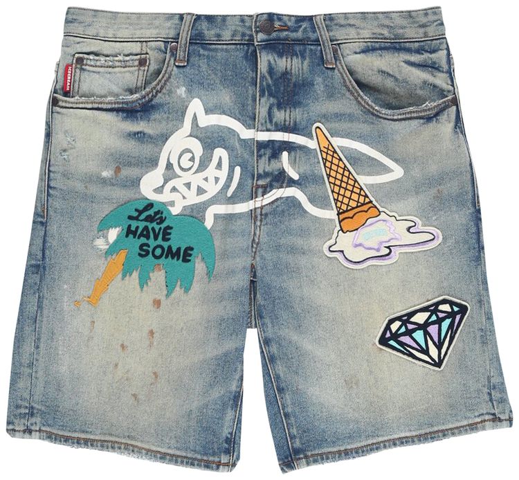 Icecream Sunday Shorts Blueberry