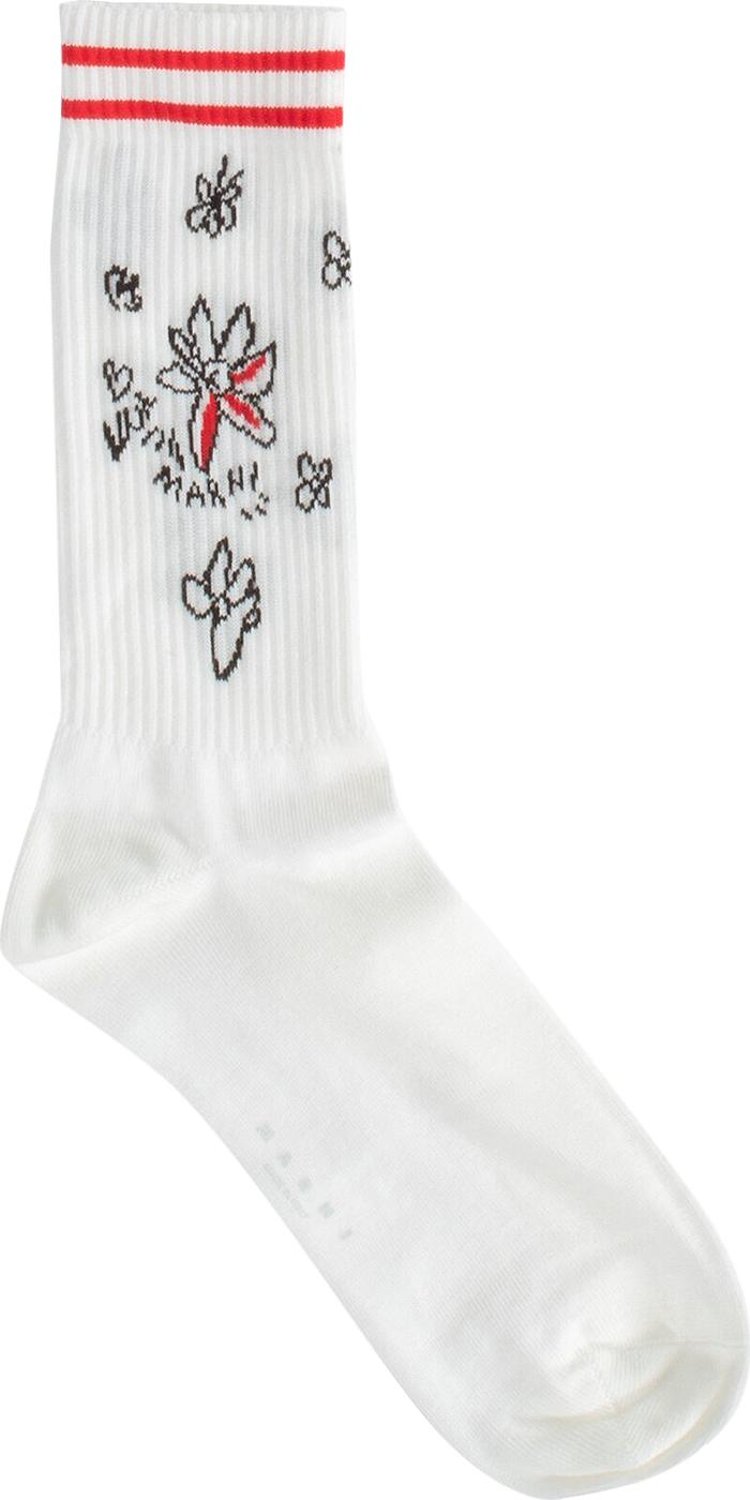 Marni Socks 'White'