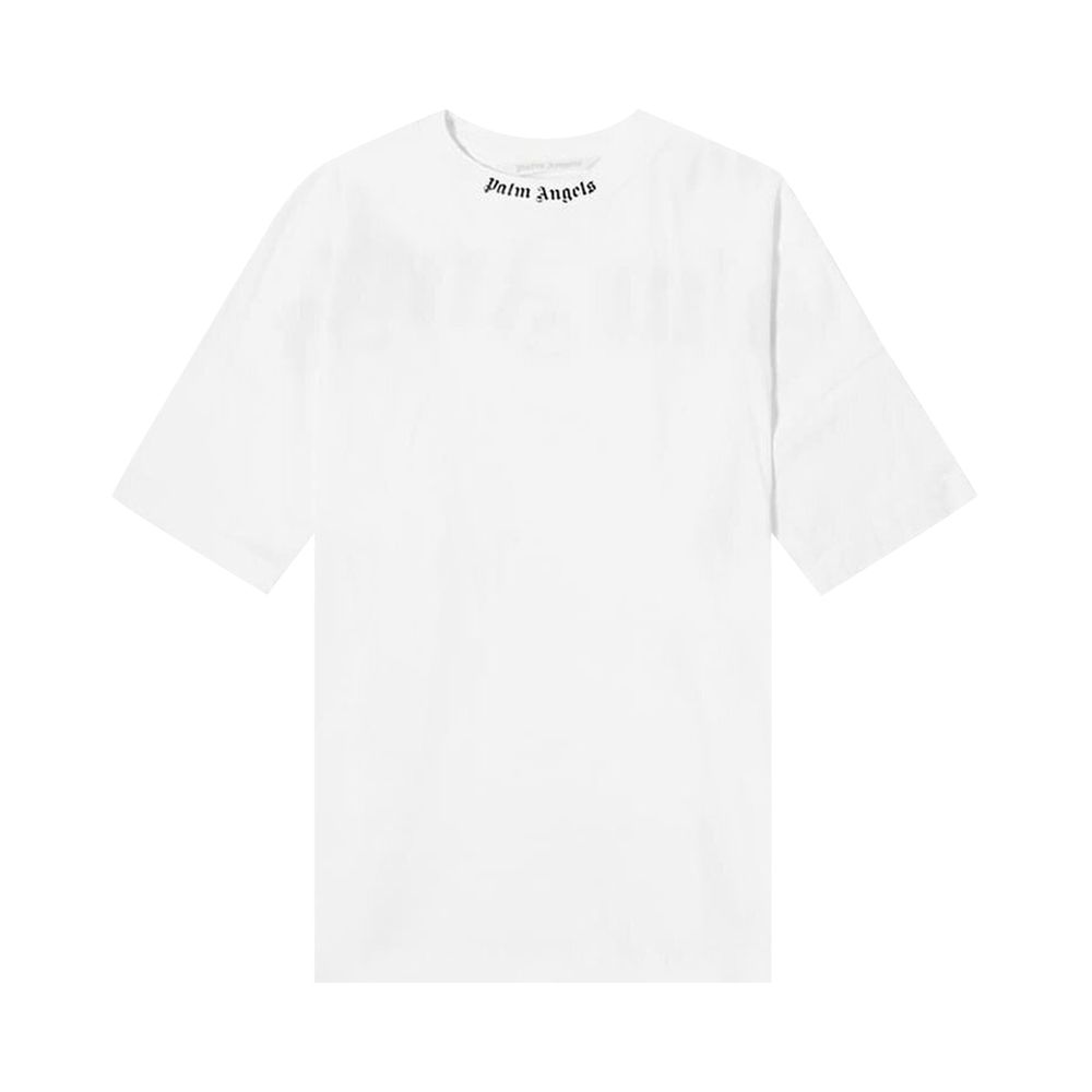 Buy Palm Angels Classic Logo Over Tee 'White/Black