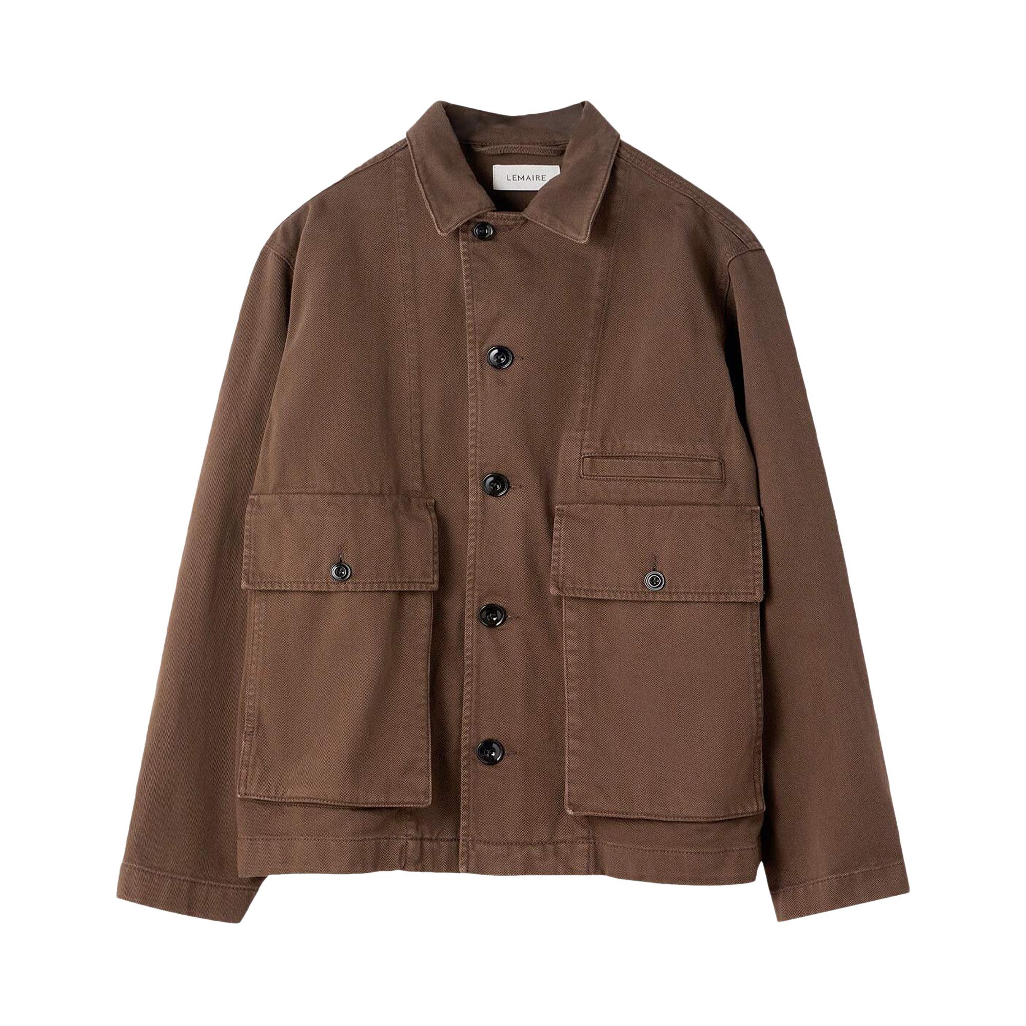 Buy Lemaire Boxy Jacket 'Dark Brown' - OW306 LD1002 BR449 | GOAT