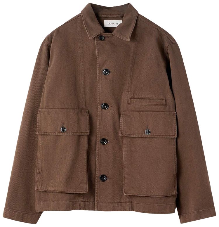 Lemaire Boxy Jacket Dark Brown