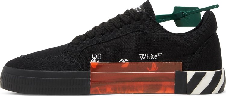 Off White Vulc Sneaker Black White