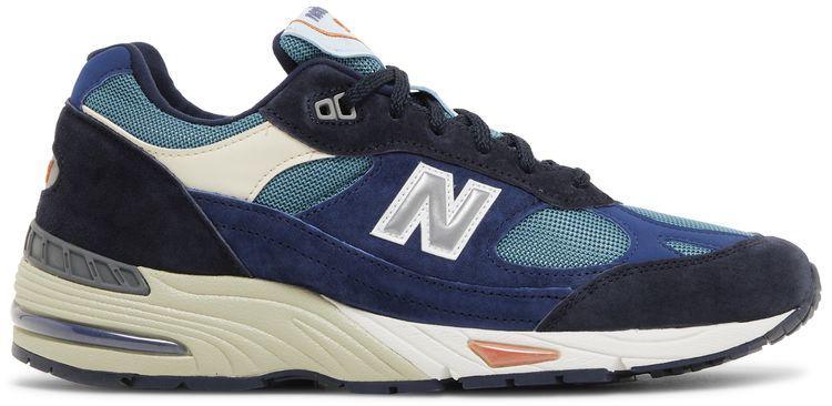 New Balance 991 Made in England Navy Orange