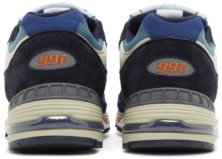 New Balance 991 Made in England Navy Orange