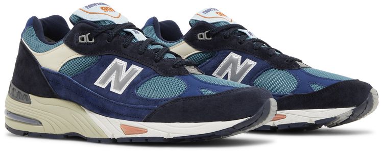 New Balance 991 Made in England Navy Orange