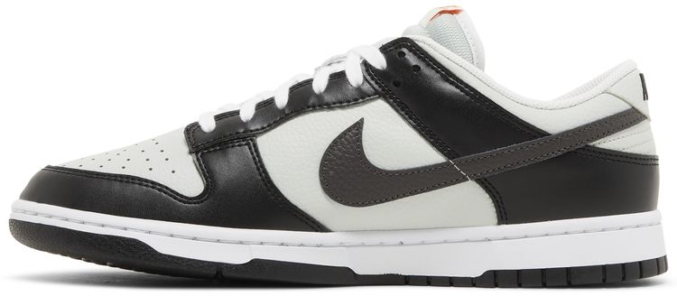 Nike Dunk Low Mini Swoosh   Black Total Orange