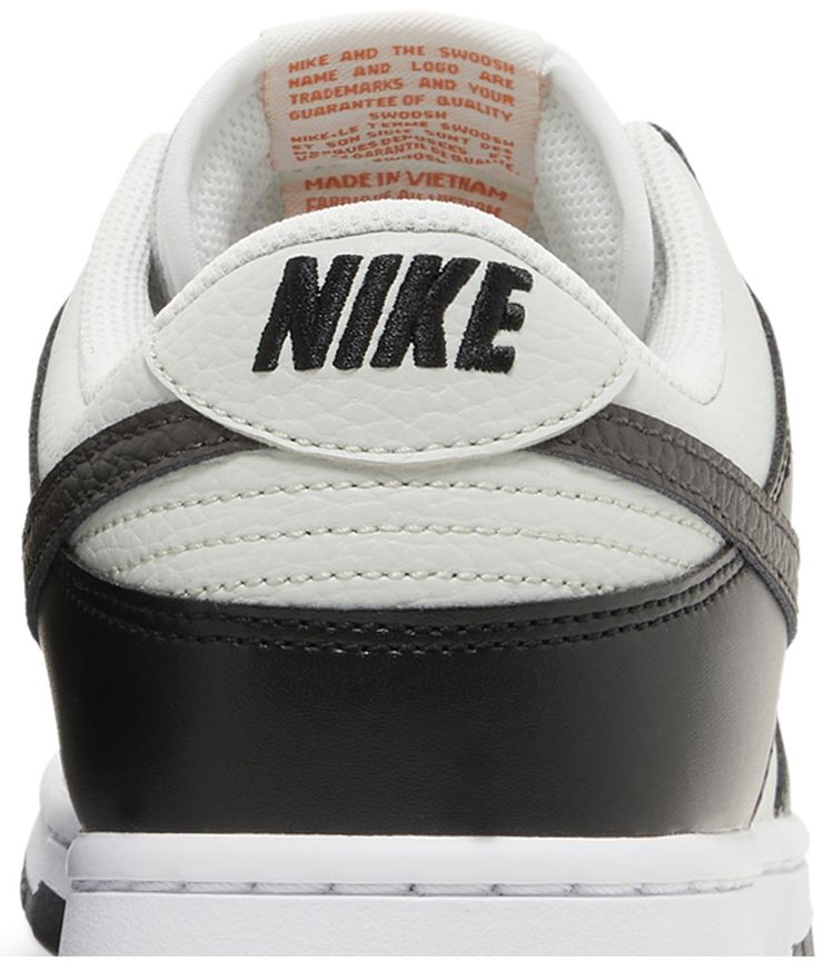 Nike Dunk Low Mini Swoosh   Black Total Orange