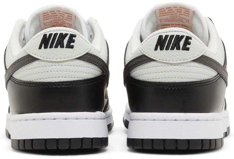 Nike Dunk Low Mini Swoosh   Black Total Orange