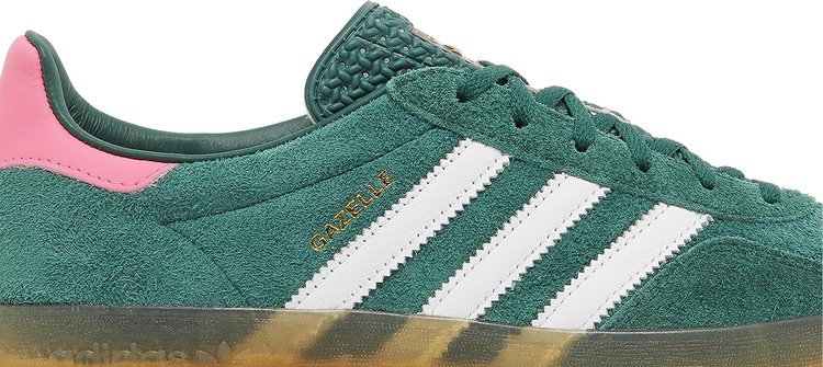 Wmns Gazelle Indoor Collegiate Green Pink