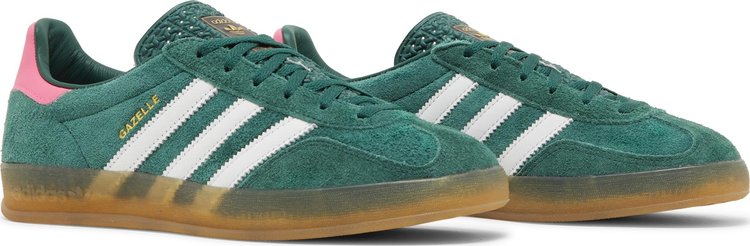 Wmns Gazelle Indoor Collegiate Green Pink